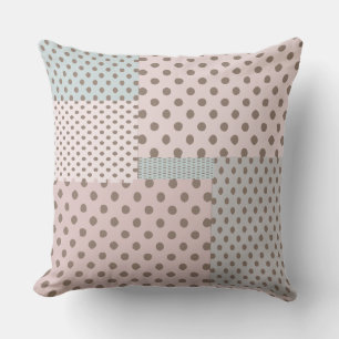 Cojín Decorativo Diseñado con puntos pastel