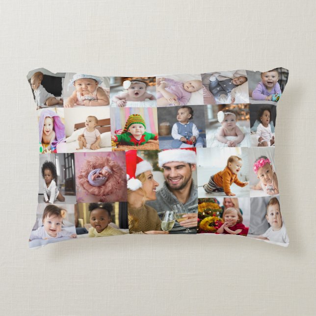 Cojín Decorativo Diseñar su propio Collage de fotos 21 (Anverso)