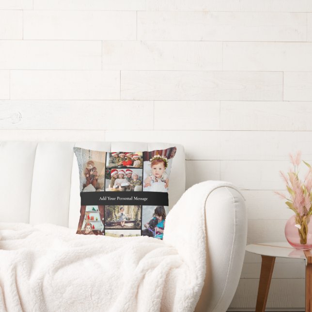 Cojín Decorativo Diseñar su propio Collage de fotos 8 (Sofá)