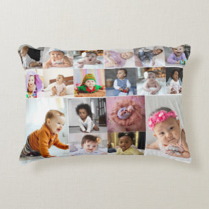 Cojín Decorativo Diseñar su propio Collage de fotos de 18