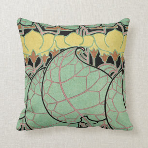 Cojín Decorativo Diseño #10 de Nouveau del arte