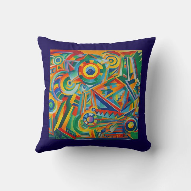 Cojín Decorativo diseño abstracto (Reverso)