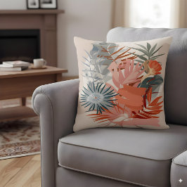 Cojín Decorativo Diseño abstracto con colores bohemios