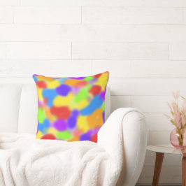 Cojín Decorativo Diseño abstracto del arcoiris de bonito -