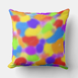 Cojín Decorativo Diseño abstracto del arcoiris de bonito -