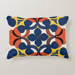 Cojín Decorativo Diseño abstracto geométrico colorido