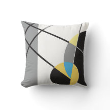 Diseño abstracto moderno azul blanco negro amarill