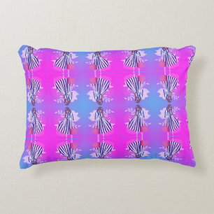Cojín Decorativo Diseño adolescente señoras púrpura de moda
