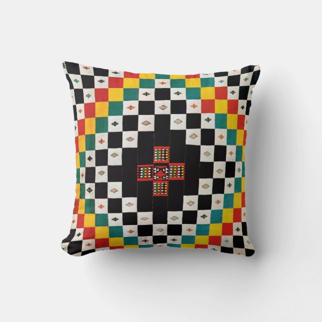 Cojín Decorativo Diseño africano #2 @ Stylnic (Anverso)
