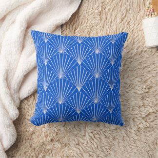Cojín Decorativo Diseño Art Deco Azul