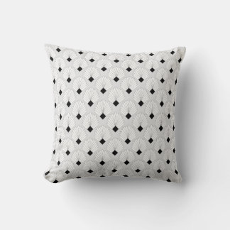 Cojín Decorativo Diseño Art Deco Blanco