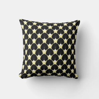 Cojín Decorativo Diseño Art Deco Negro
