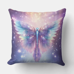 Cojín Decorativo Diseño Blue Purple Angel Wings