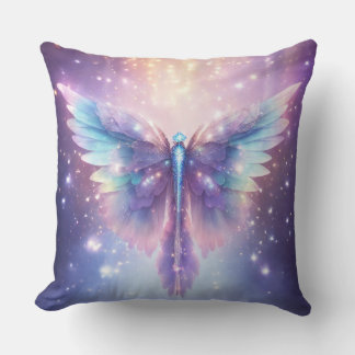 Cojín Decorativo Diseño Blue Purple Angel Wings