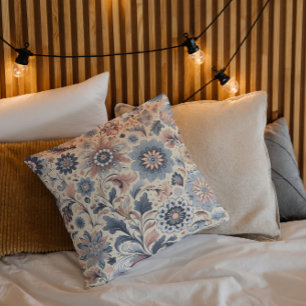 Cojín Decorativo Diseño Bohemio Floral – Estilo Boho Vibrante