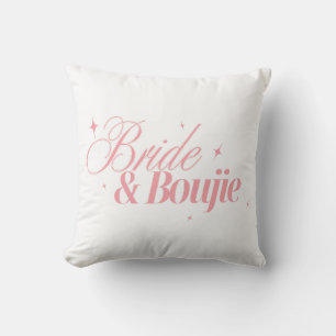 Cojín Decorativo Diseño Bride & Boujie Despedida de soltera femen