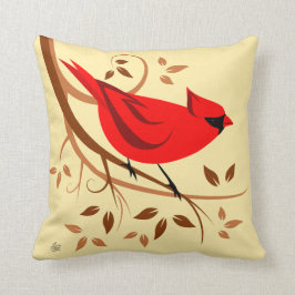 Cojín Decorativo Diseño cardinal masculino septentrional