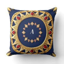 Diseño Circular Dorado Ornamental