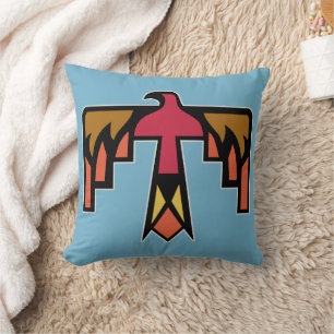 Cojín Decorativo diseño colorido de Thunderbird