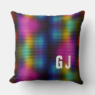 Cojín Decorativo Diseño colorido e iniciado minimalista