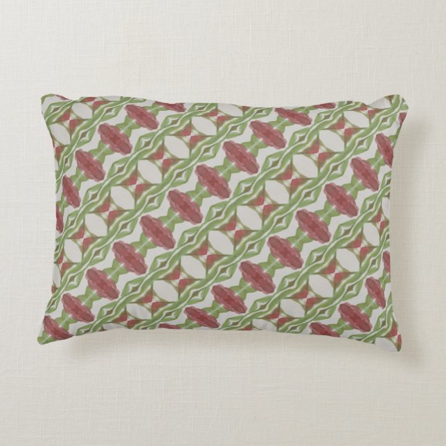 Cojín Decorativo Diseño con patrones de estilo (Reverso)