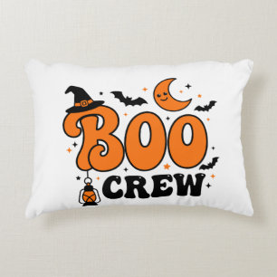Cojín Decorativo Diseño Cute Retro Boo Crew Halloween Spooky Squad