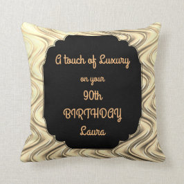 Cojín Decorativo Diseño de 90 años con toque de lujo