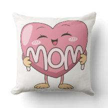 Diseño de abrazo de corazón de mamá Kawaii