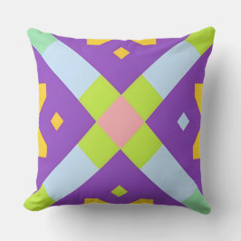 Cojín Decorativo Diseño de abstracto geométrico colorido