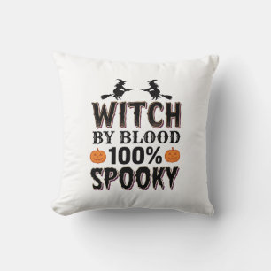 Cojín Decorativo Diseño de ADN de bruja Humor espeluznante de Hallo