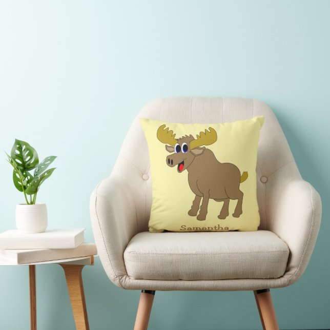 Cojín Decorativo Diseño de alce personalizado (Silla)