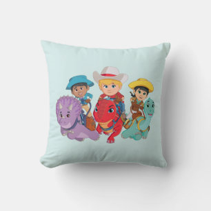 Cojín Decorativo Diseño de amigos de Dino Ranch