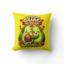 Diseño de amor de San Valentín de aguacate lindo, 