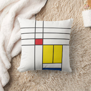 Cojín Decorativo Diseño de Arte Moderno Minimalista De Stijl Mondri