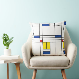 Cojín Decorativo Diseño de Arte Moderno Minimalista De Stijl Mondri