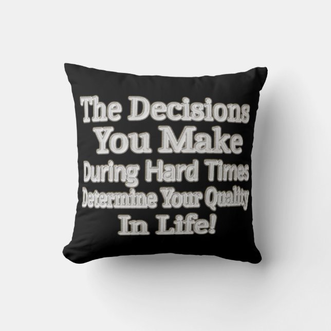 Cojín Decorativo Diseño de Artesanía Cuidada "¡Su Calidad En La Vid (Anverso)