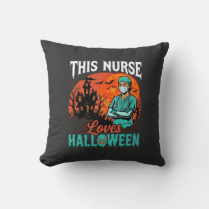 Cojín Decorativo Diseño de atención médica espeluznante de Hallowee