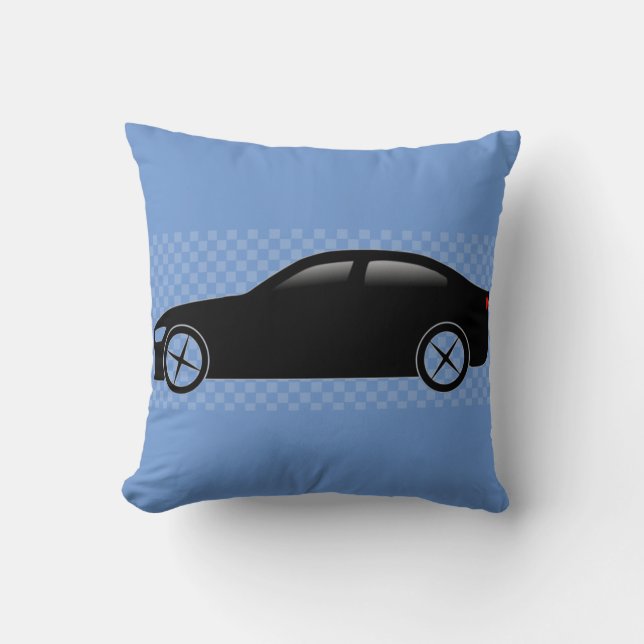Cojín Decorativo Diseño de automóvil (Anverso)