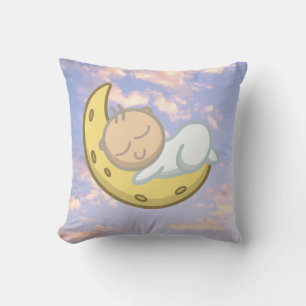 Cojín Decorativo Diseño de bebé lunar