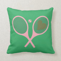 Diseño de bolas para jugadores de tenis del corazó