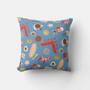 Cojín Decorativo Diseño de bollería para Navidades escandinavos/sue