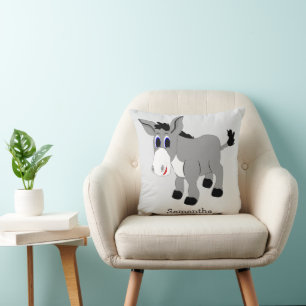 Cojín Decorativo Diseño de burro personalizado