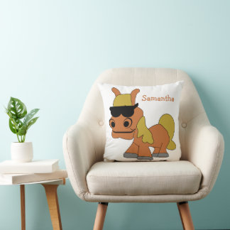 Cojín Decorativo Diseño de Caballo Personalizado