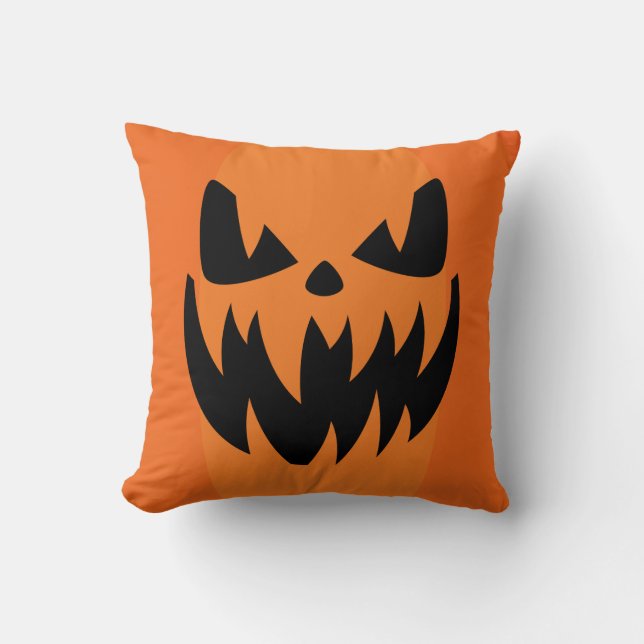 Cojín Decorativo Diseño de calabaza de almohadillas para el sebo (Anverso)