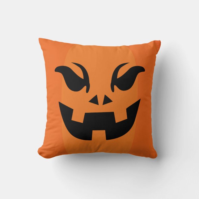 Cojín Decorativo Diseño de calabaza de almohadillas para el sebo (Anverso)