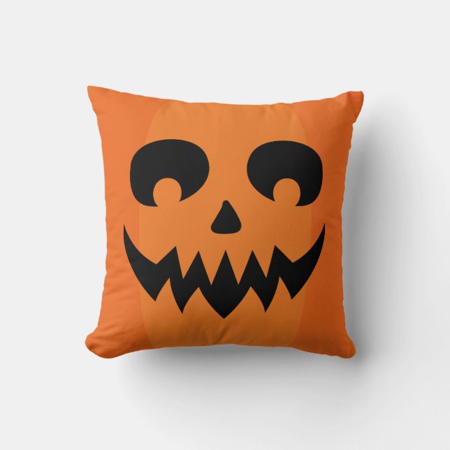 Cojín Decorativo Diseño de calabaza de almohadillas para el sebo (Anverso)