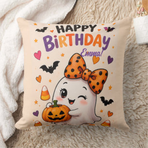 Cojín Decorativo Diseño de calabaza de Halloween Reina de los Espan