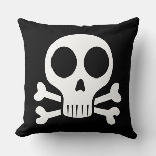 Cojín Decorativo Diseño de calavera pirata