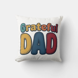 Cojín Decorativo Diseño de camiseta con letras burbuja retro de Pap