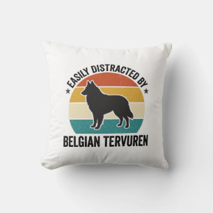 Cojín Decorativo Diseño de camiseta de amante de perros vintage de
